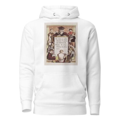 Nine parts of speech by Walter Crane Hoodie