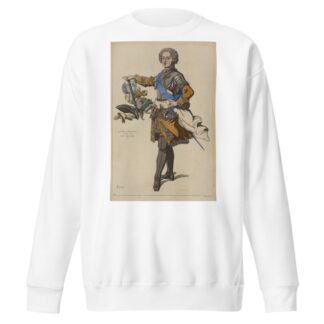 Le roi Louis XV. 1730-33. D’ap[rès] Vanloo. by Raphaël Jacquemin Sweatshirt