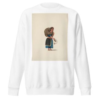 Indian Woman Going to Market by Francisco Fierro Sweatshirt
