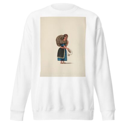 Indian Woman Going to Market by Francisco Fierro Sweatshirt