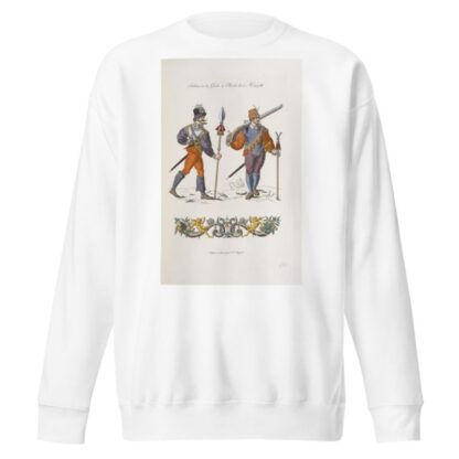 Soldats de la garde de Charles IX et Henry III. by Nicolas Xavier Willemin Sweatshirt