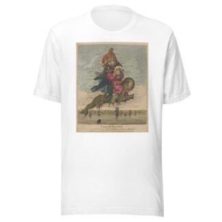 Geography bewitched! Or, a droll caricature map of England and Wales. by Robert Dighton T-Shirt