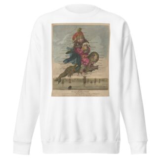 Geography bewitched! Or, a droll caricature map of England and Wales. by Robert Dighton Sweatshirt