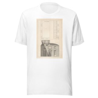 The preparation necessary to the following figure, and to all other horizontal perspectives, whether on flat or vaulted ceilings. by Andrea Pozzo T-Shirt
