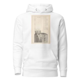 The preparation necessary to the following figure, and to all other horizontal perspectives, whether on flat or vaulted ceilings. by Andrea Pozzo Hoodie