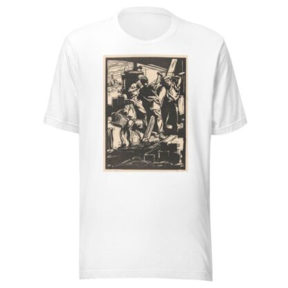 Vier dijkwerkers by Johannes Josephus Aarts T-Shirt
