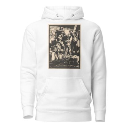 Vier dijkwerkers by Johannes Josephus Aarts Hoodie