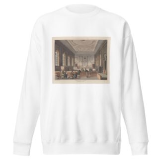 South Sea House, Dividend Hall by Thomas Rowlandson Sweatshirt