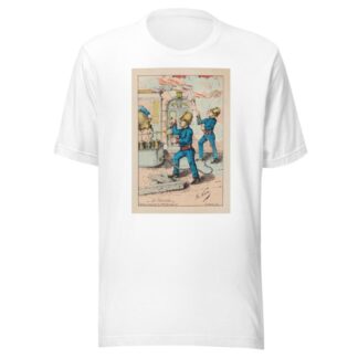 Le verseau Les pompiers de la commune by H. Nérac T-Shirt