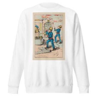 Le verseau Les pompiers de la commune by H. Nérac Sweatshirt