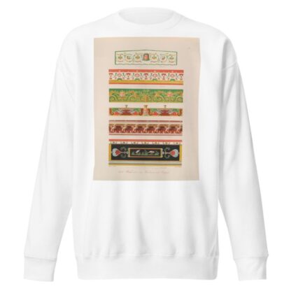 Ornamente aller klassischen Kunst-Epochen nach den Originalien in ihren eigenthümlichen Farben Pl.086 by Wilhelm Zahn Sweatshirt