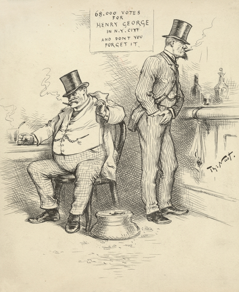 68,000 votes for Henry George in N.Y. City, and don’t you forget it. by Thomas Nast