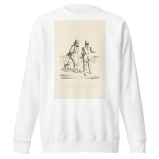 Twee mannen in gesprek over de trein by Alexander Ver Huell Sweatshirt