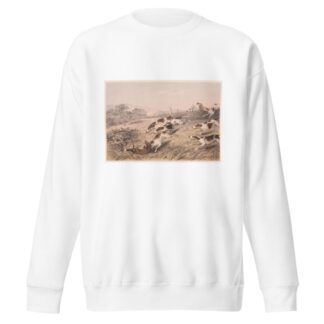 Sporting Sketch by J. T. Downman Sweatshirt