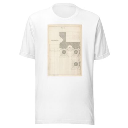 The geometrical plan of a design, of the Dorick order. by Andrea Pozzo T-Shirt