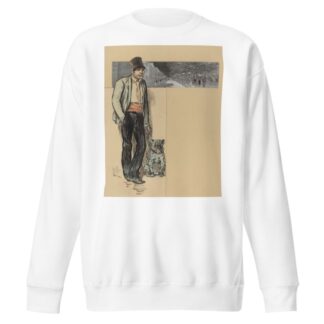 To The Village by Théophile Alexandre Steinlen Sweatshirt