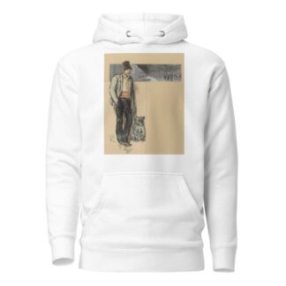 To The Village by Théophile Alexandre Steinlen Hoodie