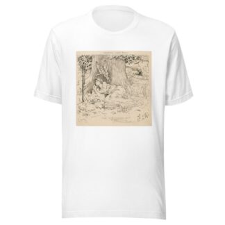 Midsummer night’s dream, Puck; On the ground sleep sound by Louis Rhead T-Shirt