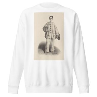 Debureau [i.e., Jean Gaspard Deburau as Pierrot] by Alexandre Lacauchie Sweatshirt