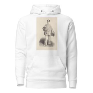 Debureau [i.e., Jean Gaspard Deburau as Pierrot] by Alexandre Lacauchie Hoodie