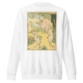 Four pigs by Leonard Leslie Brooke Sweatshirt