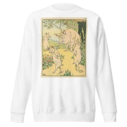 Four pigs by Leonard Leslie Brooke Sweatshirt