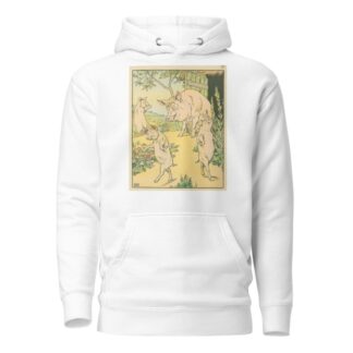Four pigs by Leonard Leslie Brooke Hoodie