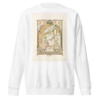 Ilsée by Alphonse Mucha Sweatshirt