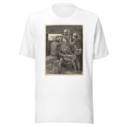 A machine gun emplacement in the old Verdun trenches by Lucien Jonas T-Shirt