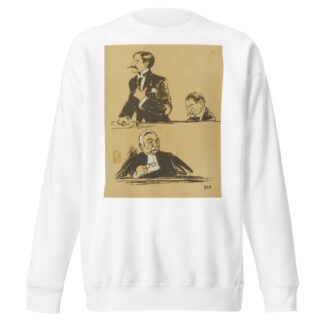 Bolo-Pacha, Porchère, Maître Albert Salles by Georges Goursat (Sem) Sweatshirt