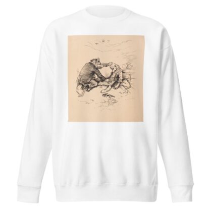 The wolf and the lamb fable by Thomas Nast Sweatshirt