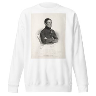 Portrait of Dr. Jospeh Hauer by Josef Kriehuber Sweatshirt