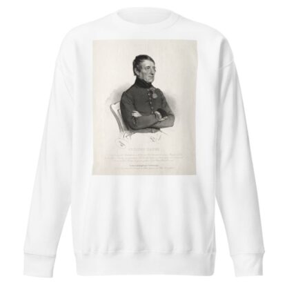 Portrait of Dr. Jospeh Hauer by Josef Kriehuber Sweatshirt