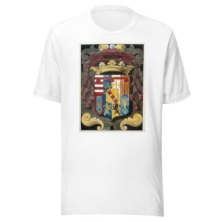Relevé pour un panneau de vitrail héraldique by Prosper Lafaye T-Shirt