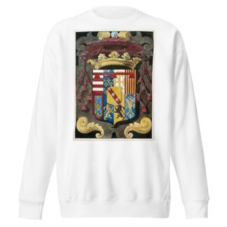 Relevé pour un panneau de vitrail héraldique by Prosper Lafaye Sweatshirt