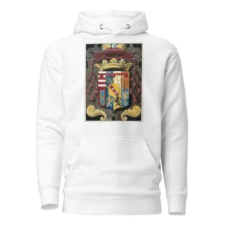 Relevé pour un panneau de vitrail héraldique by Prosper Lafaye Hoodie