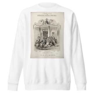 The Dinner Bell Polka – Sheet Music Cover by Winslow Homer Sweatshirt