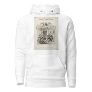 The Dinner Bell Polka – Sheet Music Cover by Winslow Homer Hoodie