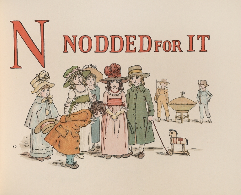 A Apple Pie Pl 13 by Kate Greenaway