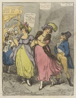 A brace of brimstones by Thomas Rowlandson