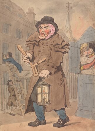 A brace of public guardians by Thomas Rowlandson