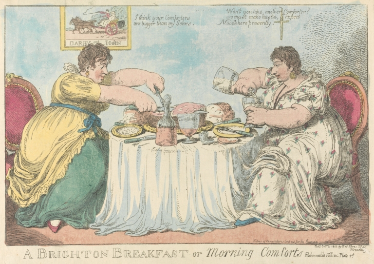 A Brighton Breakfast or Morning Comforts by Charles Williams