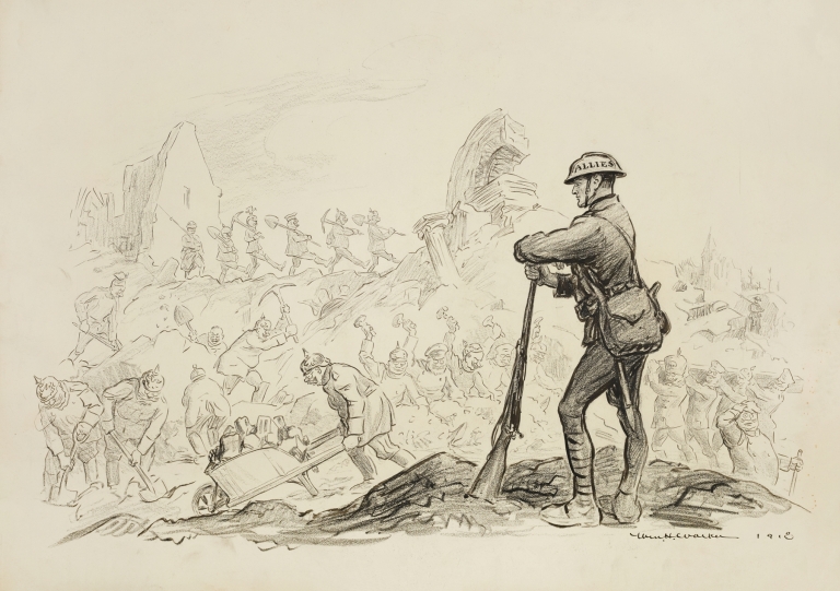 A condition of peace. Hard labor for German officers in restoring Belgium and France by William Henry Walker
