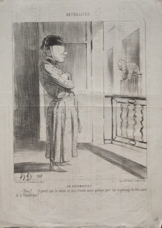 A Decemberist by Honoré Daumier
