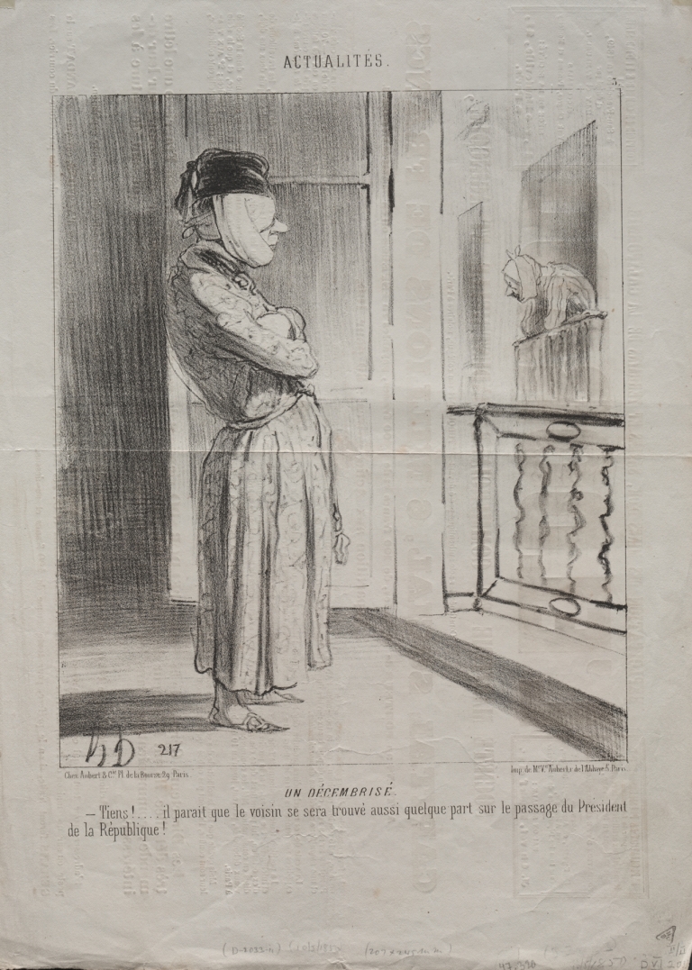 A Decemberist by Honoré Daumier