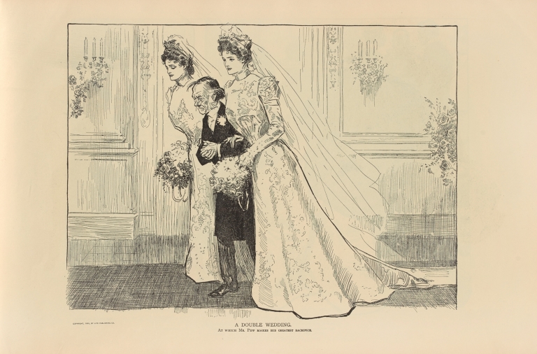 A double wedding by Charles Dana Gibson