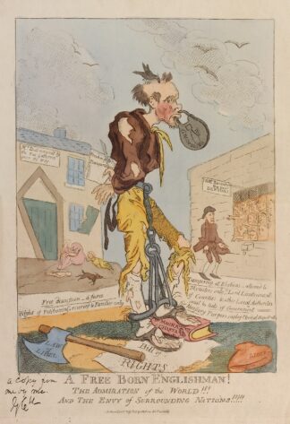 A free born Englishman! The admiration of the world!!! And the envy of surrounding nations!!!!!. by George Cruikshank