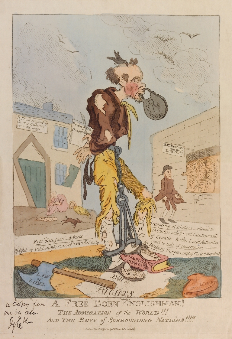 A free born Englishman! The admiration of the world!!! And the envy of surrounding nations!!!!!. by George Cruikshank