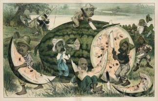 A free feast for the congressional colored boys – they are all after a slice by Frederick Burr Opper