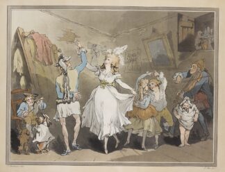 A French family by Thomas Rowlandson